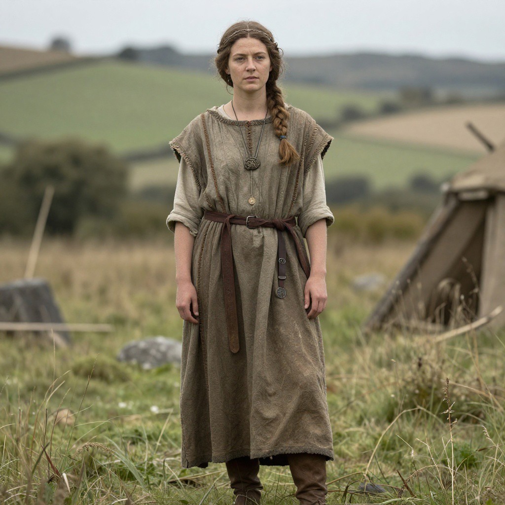 Portrait reconstruction of A woman buried in United Kingdom in the  era