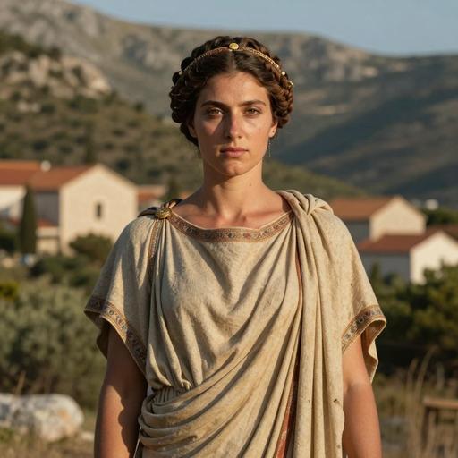 Portrait reconstruction of A woman buried in Croatia in the Classical era