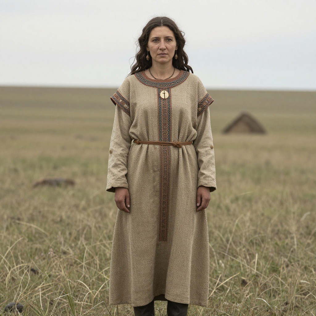 Portrait reconstruction of A woman buried in Russia in the  era