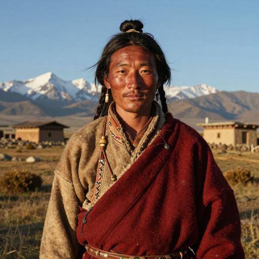 Portrait of ancient individual C5149 from China, dated 387 BCE