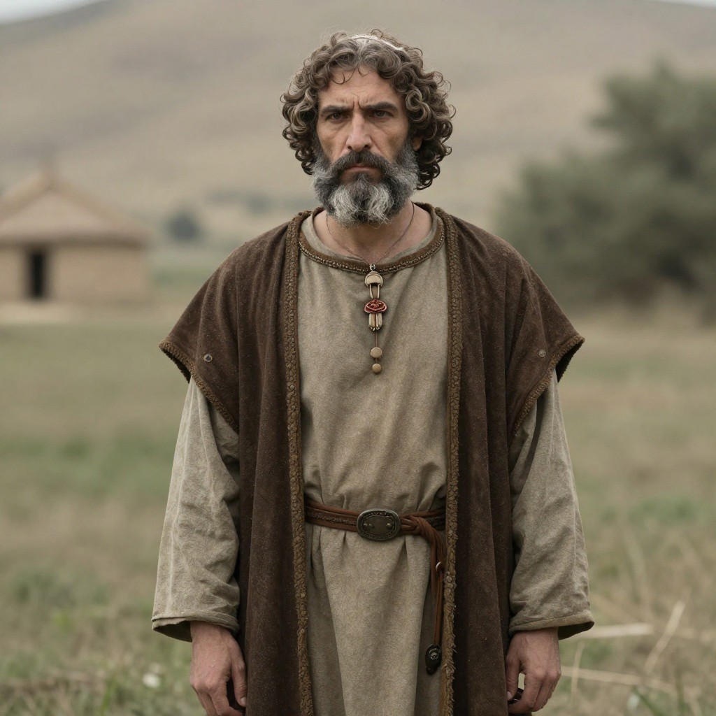 Reconstructed portrait of Late Antiquity Christian individual, Las Gobas (Northern Iberia, Castile and León, Burgos, Condado de Treviño, Laño), Spain (462-1,038 CE)