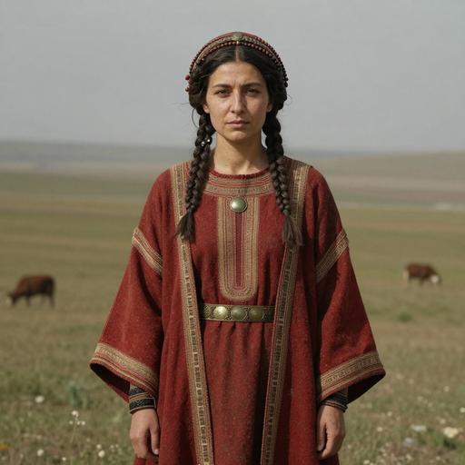 Portrait of ancient individual R11545 from Armenia, dated 1398 BCE