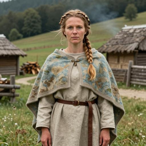 Portrait reconstruction of A woman buried in Slovakia in the Late Antiquity era