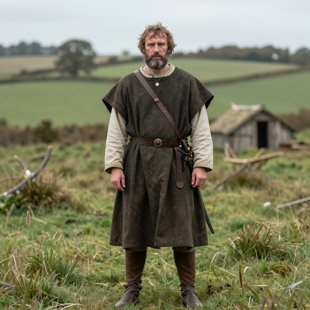 Portrait reconstruction of A man buried in United Kingdom in the  era