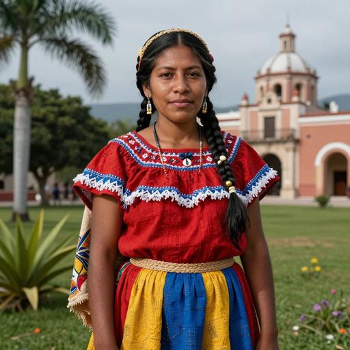 Portrait of ancient individual I10860 from Mexico, dated 1540 CE - 1680 CE
