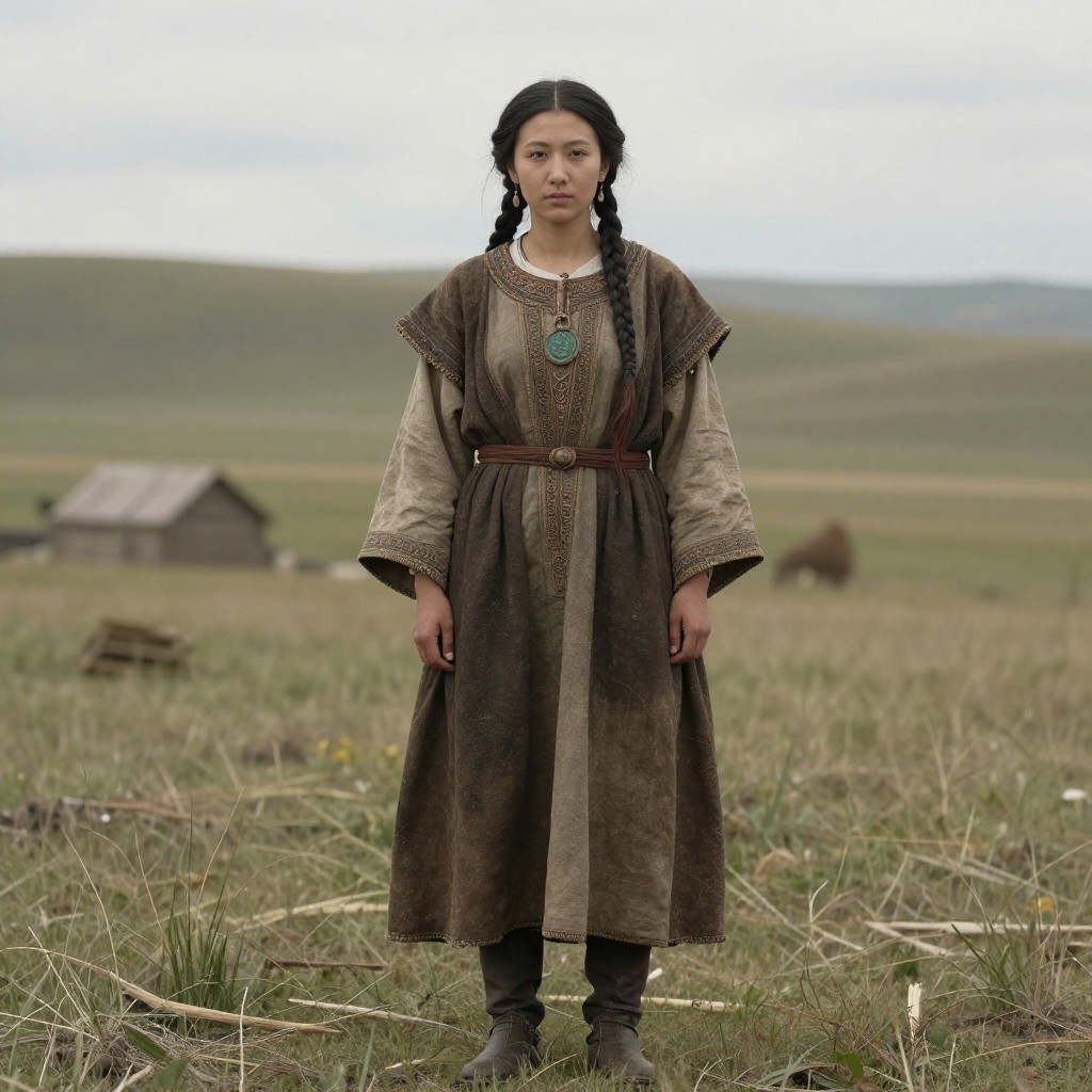 Portrait reconstruction of A woman buried in Russia in the  era