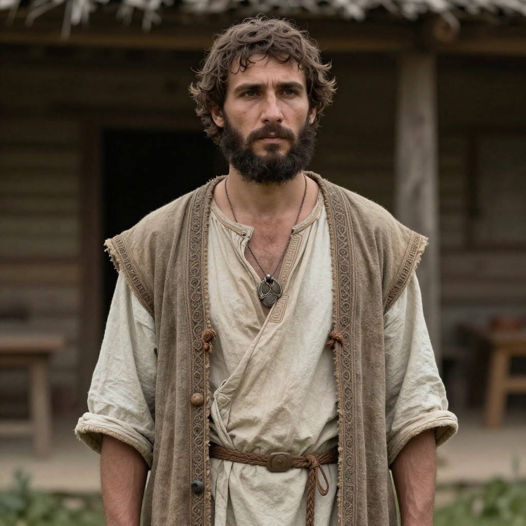 Portrait reconstruction of A man buried in Russia in the  era