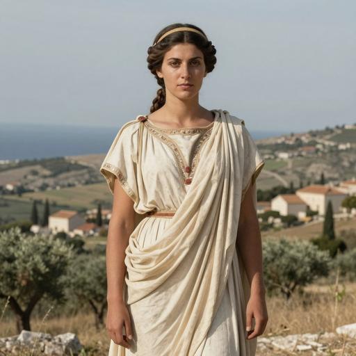 Portrait reconstruction of A woman buried in Croatia in the Late Antiquity era