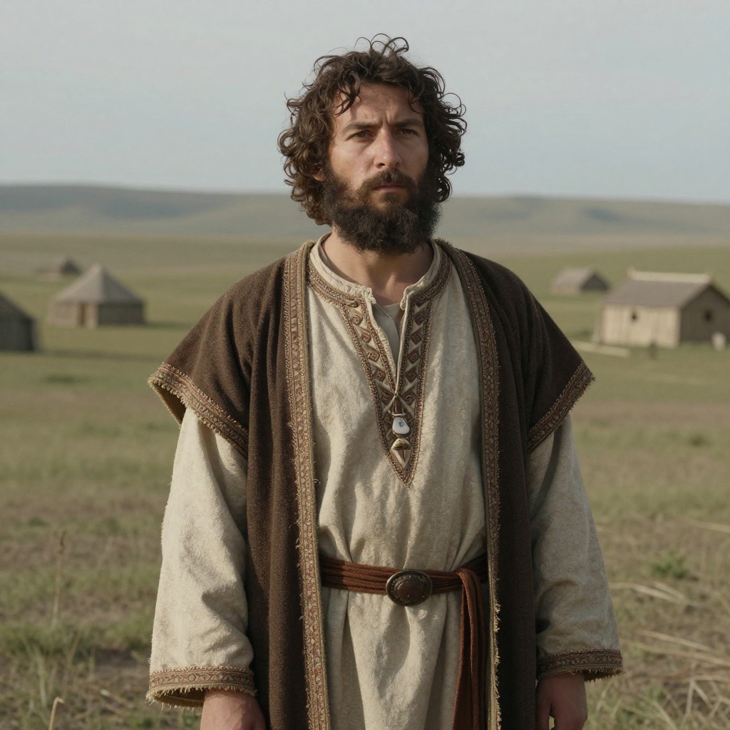 Portrait reconstruction of A man buried in Russia in the  era