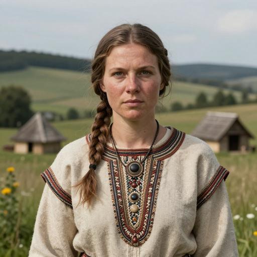 Portrait reconstruction of KON001