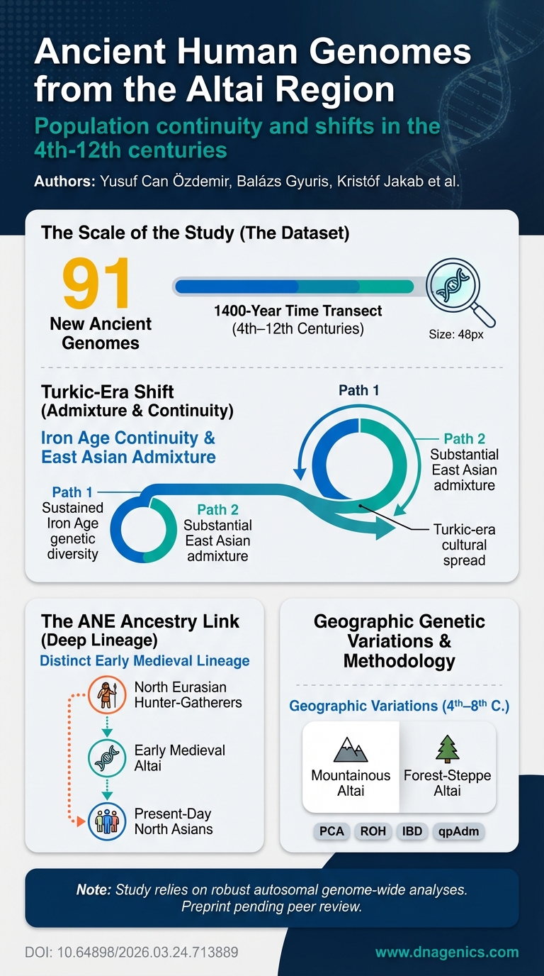 Altai ancient genomes across centuries