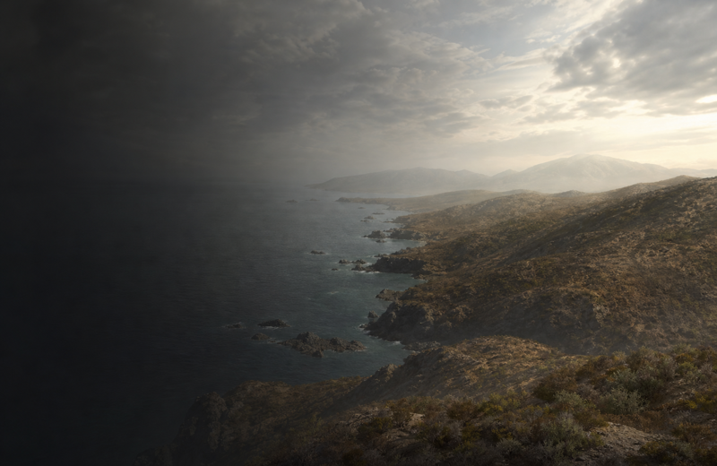 Mescalitan Island, ca. 1000 BP